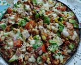 A picture of step 1 of Keto Pizza, Base with Cauliflower & 🍄.