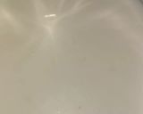 A picture of step 1 of Mango Custard.