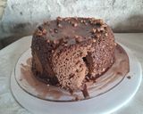 Foto del paso 8 de la receta: Torta mágica con postre de chocolate en cajita