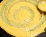 A picture of step 4 of Schezwan Moong Dal Chila.