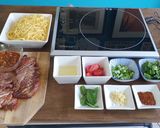 รูปขั้นตอนการทำที่ 1 ของ สปาเก็ตตี้น้ำตกหมู Spicy Thai spaghetti with grilled pork