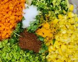 A picture of step 3 of Veg.Moong Dal Waffles.