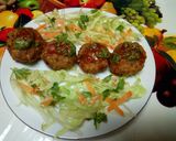 A picture of step 5 of Lentil bhajia#my kids favourite dish.