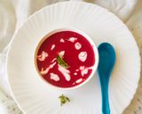 A picture of step 7 of Beetroot carrot ginger soup.