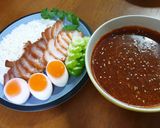 รูปขั้นตอนการทำที่ 4 ของ ข้าวหมูแดง พร้อมไข่ตาหวาน