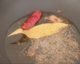 A picture of step 2 of Rajsthani Dal Baati Churma thali (lunch or dinner).