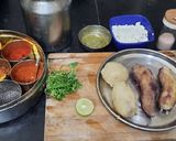 A picture of step 2 of Ratale chey cutlet (sweet potato tikki).