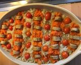 Une image de l'étape 8 de Gratin de topinambours et carottes à la saucisse du Jura.