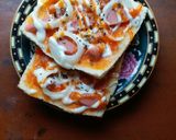 Foto langkah ke 5 dari resep Pizza Roti Tawar.