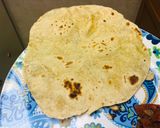 A picture of step 4 of Avocado Chapati (Indian Bread).