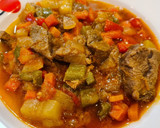 Foto del paso 6 de la receta: Ternera guisada con pimientos y calabacín al pimentón