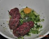 A picture of step 3 of Kofteh Kabab کوفته کباب.