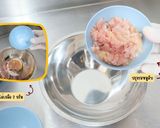 รูปขั้นตอนการทำที่ 1 ของ แฮมเบอร์เกอร์กิมจิแครอท