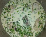Foto del paso 7 de la receta: Pollo con crema al verdeo y fideos