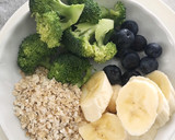 Foto langkah ke 1 dari resep Smoothie brokoli/pisang/ blueberry.
