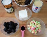 Foto del paso 1 de la receta: Tarta helada de moras y marshmallows!!!