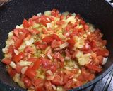 Une image de l'étape 9 de Pois chiches bruns aux tomates, oignon et épices.