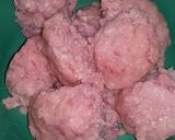 A picture of step 1 of Seekh kabab Keema fry.