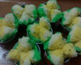 Foto langkah ke 5 dari resep Bolu Kukus Semangka Mekrok Mudah.