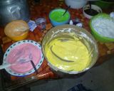Foto langkah ke 5 dari resep Rainbow cake Lissa Simple 🎂🎂.