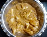 A picture of step 2 of Tudkiya Bhath.