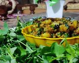 मेथी आलू के गुटके (methi aloo ke gutke recipe in Hindi) रेसिपी चरण 4 फोटो