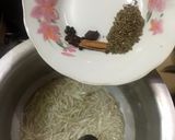 A picture of step 1 of Channy ki daal waly rice with aaloo pakora.