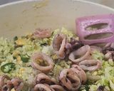 Foto langkah ke 6 dari resep Nasi Goreng Cumi Cabe Ijo.