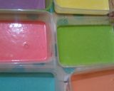 Foto langkah ke 2 dari resep Martabak lipat rainbow.
