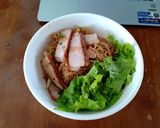 Hình bước làm 4 của món Hủ tiếu khô xá xíu