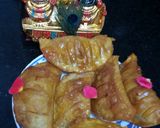 A picture of step 8 of Mava ghujiya prasada.