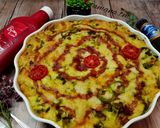 عکس مرحله 2 از دستور پیتزا مرغ و سبزیجات