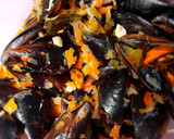 Foto del paso 5 de la receta: Mejillones a la mostaza con verduras