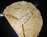 A picture of step 10 of Papad Spring Roll.