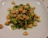 Foto del paso 6 de la receta Espaguetis de calabacín con gambitas