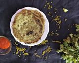 A picture of step 3 of Green moong dal cheela.