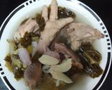 Foto langkah ke 7 dari resep Sayur Asin Tulang Ayam.