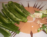 Foto del paso 3 de la receta: Tortillas rellenas de arroz y pimientos verdes