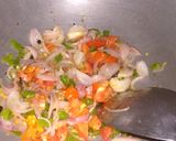 A picture of step 2 of Vegetable biryani.
