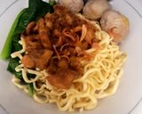 Foto langkah ke 4 dari resep Mie Ayam Bakso Rumahan.