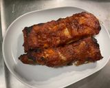 Une image de l'étape 8 de Côtes levées sauce barbecue.