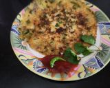 A picture of step 6 of Leftover Rice Uttapam.