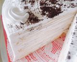 รูปขั้นตอนการทำที่ 9 ของ เครปเค้กโอรีโอ้ (OREO crepe cake milk cream)