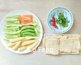 糖醋豆包長年菜卷的食譜步驟2照片