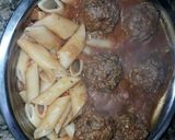 Foto del paso 7 de la receta: Fideos con salsa de albóndigas de carne! 🍲😁😋