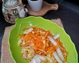 Foto langkah ke 3 dari resep Tumis Sawi Putih Wortel.