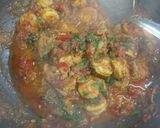 A picture of step 3 of Prawns masala.