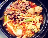 Hình bước làm 1 của món Mỳ cay
