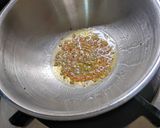 A picture of step 2 of Idly upma.