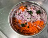 Une image de l'étape 14 de Salade complète au jambon blanc fumé, crudités et burrata.